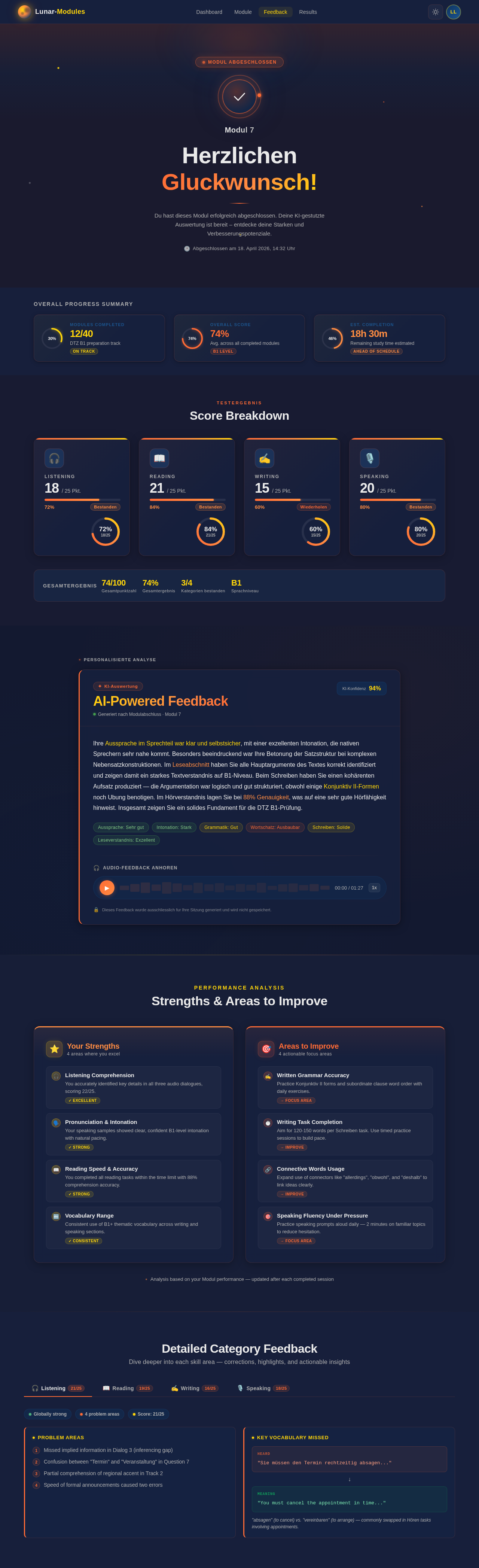 Feedback design preview