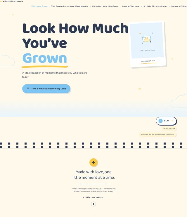 Welcome Page