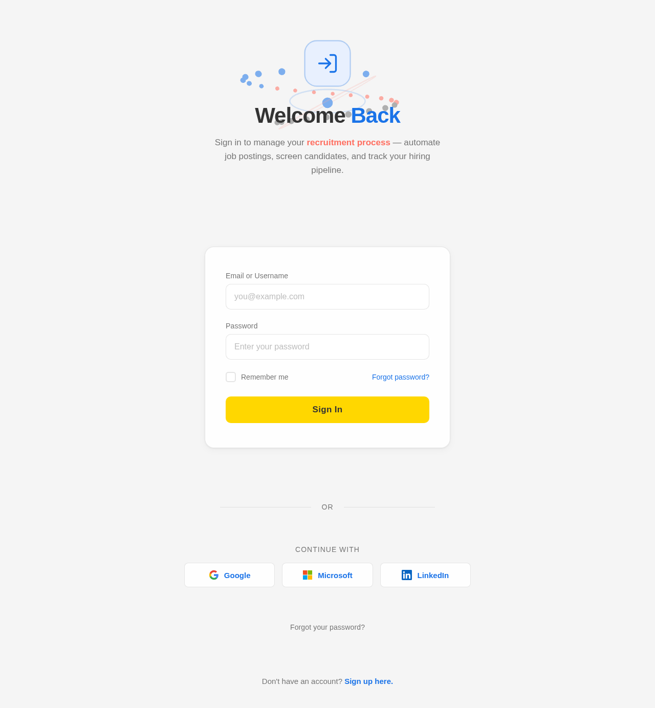 Login design preview