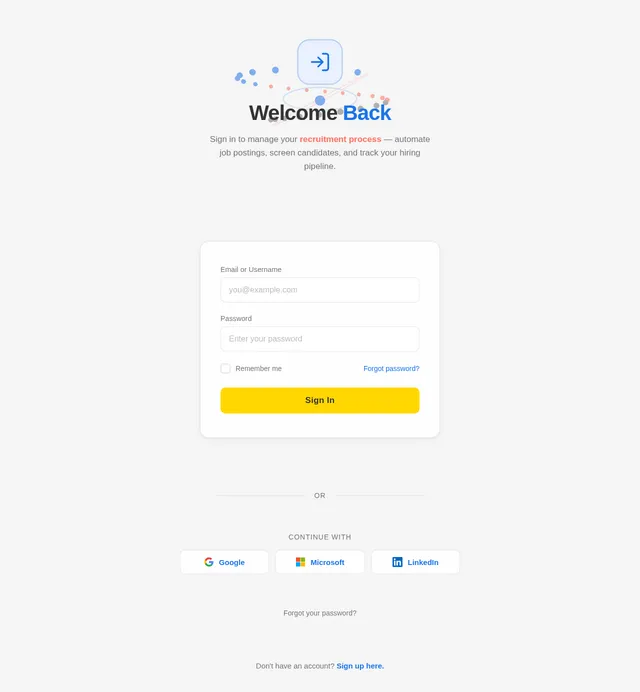 Login