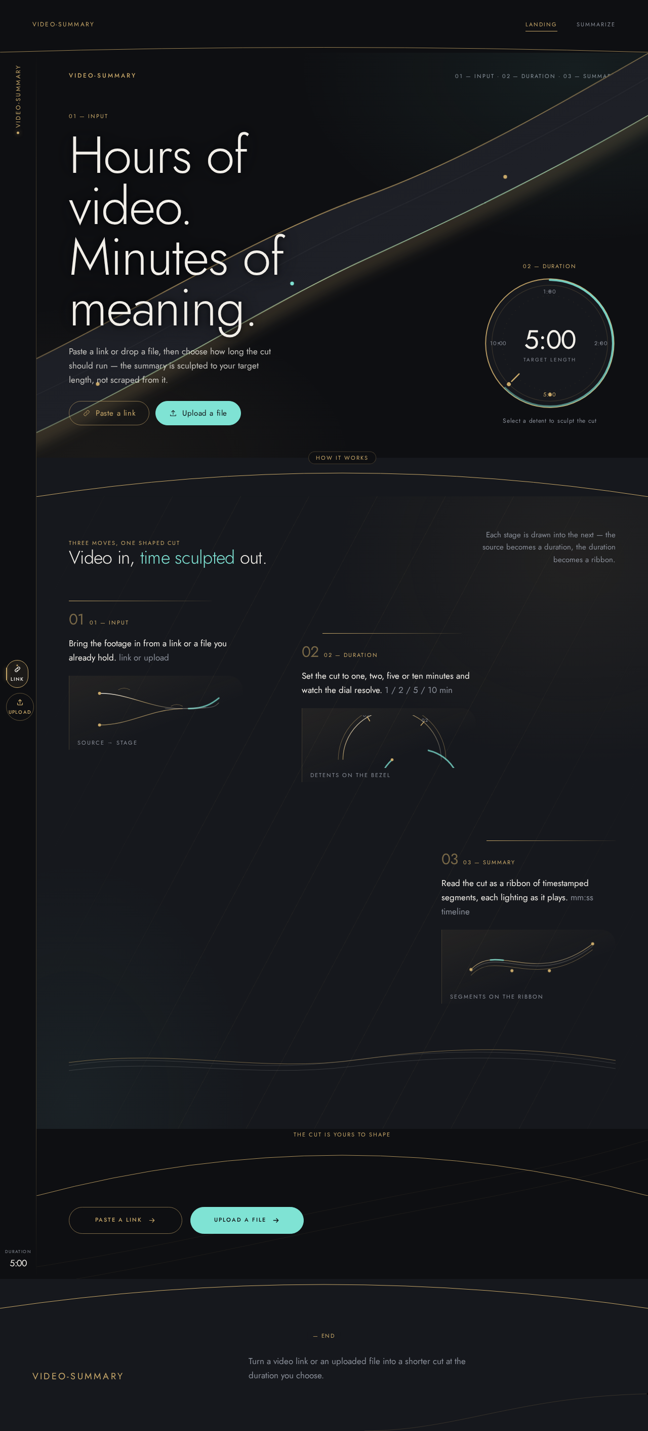 Landing design preview