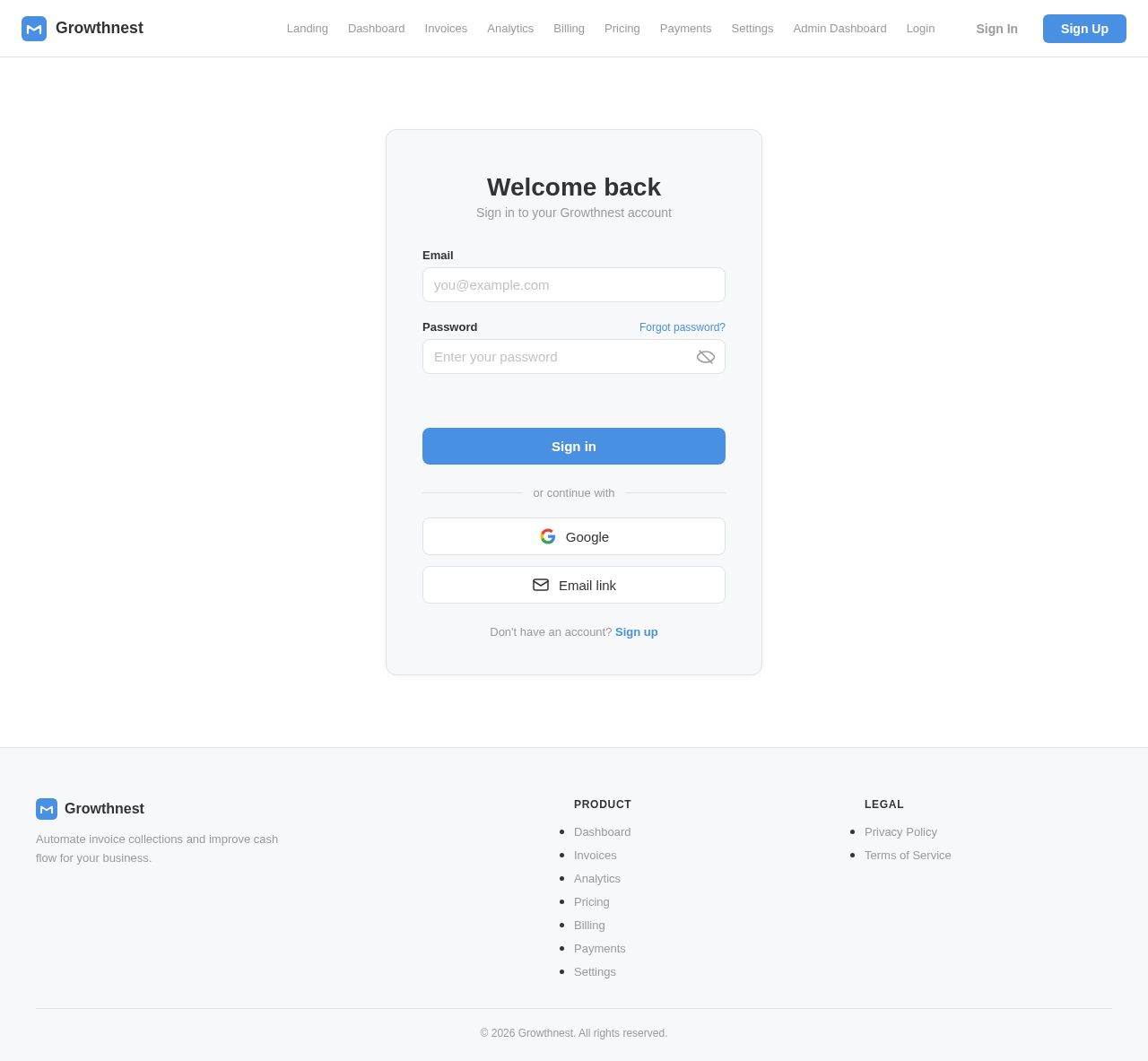 Login design preview
