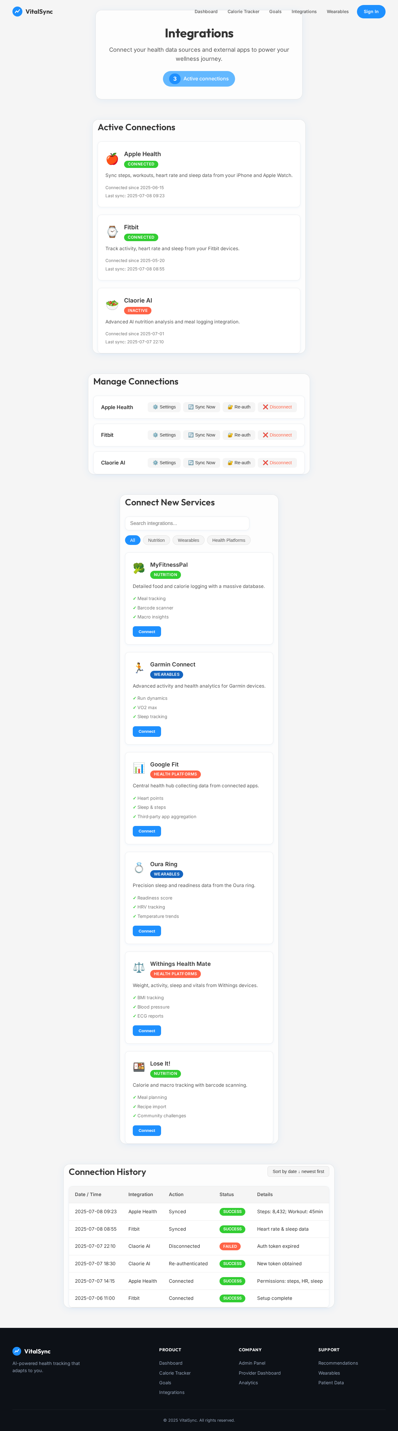 Integrations design preview