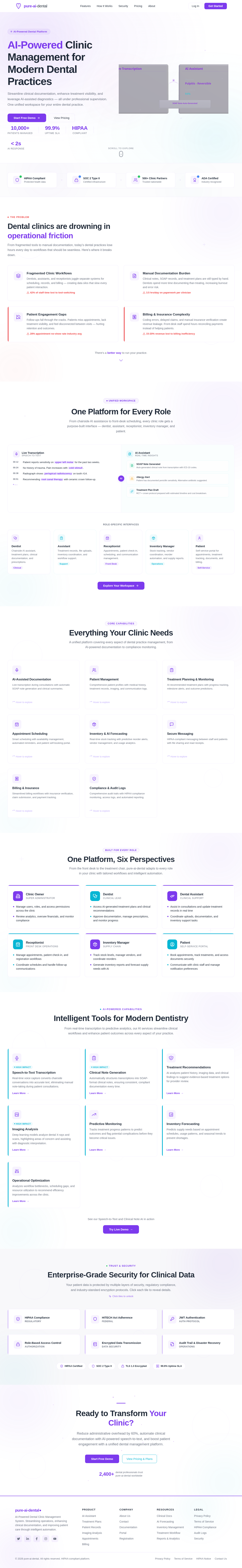 Landing design preview