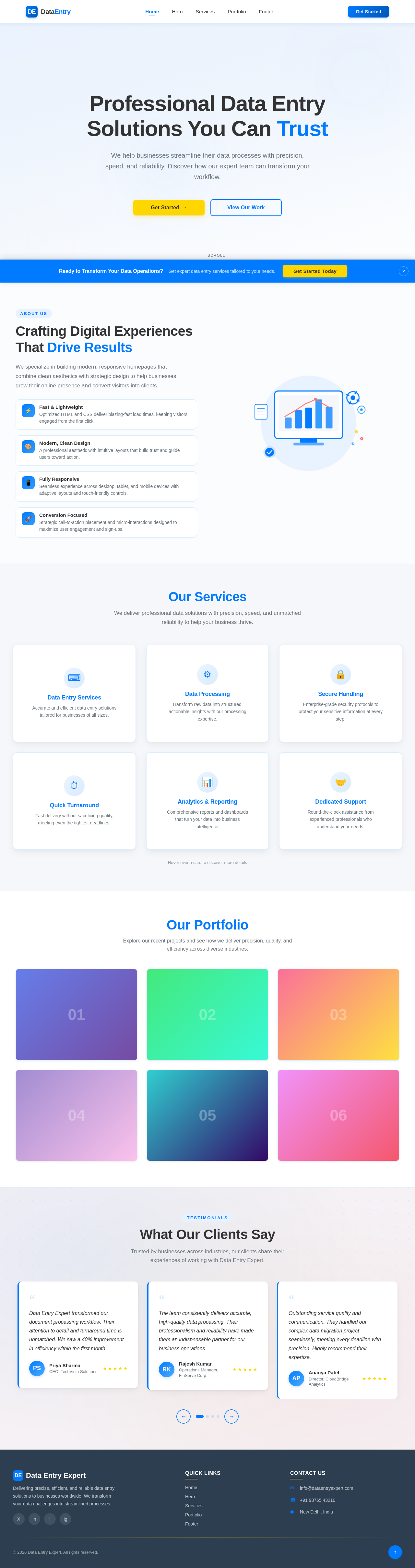 Homepage design preview
