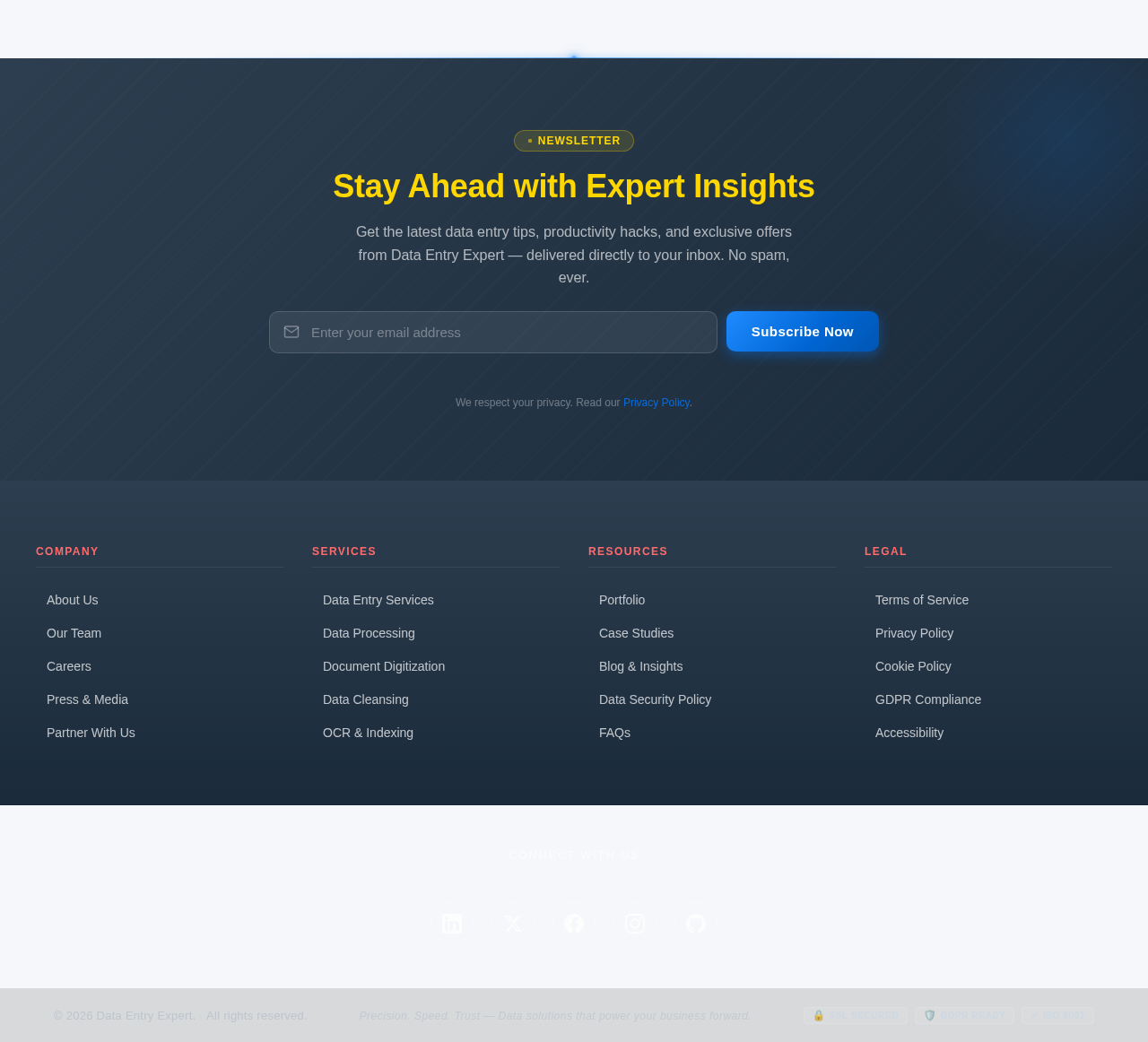 Footer design preview