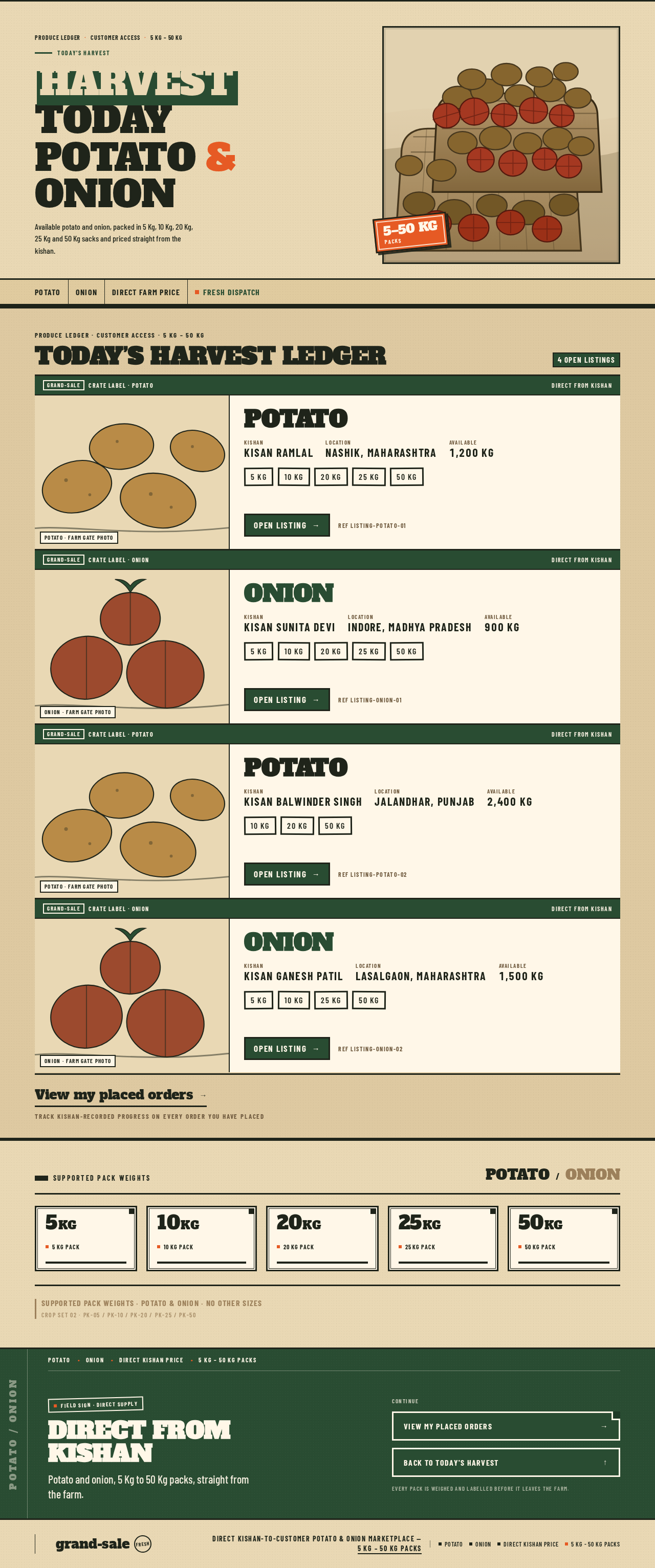 Produce design preview