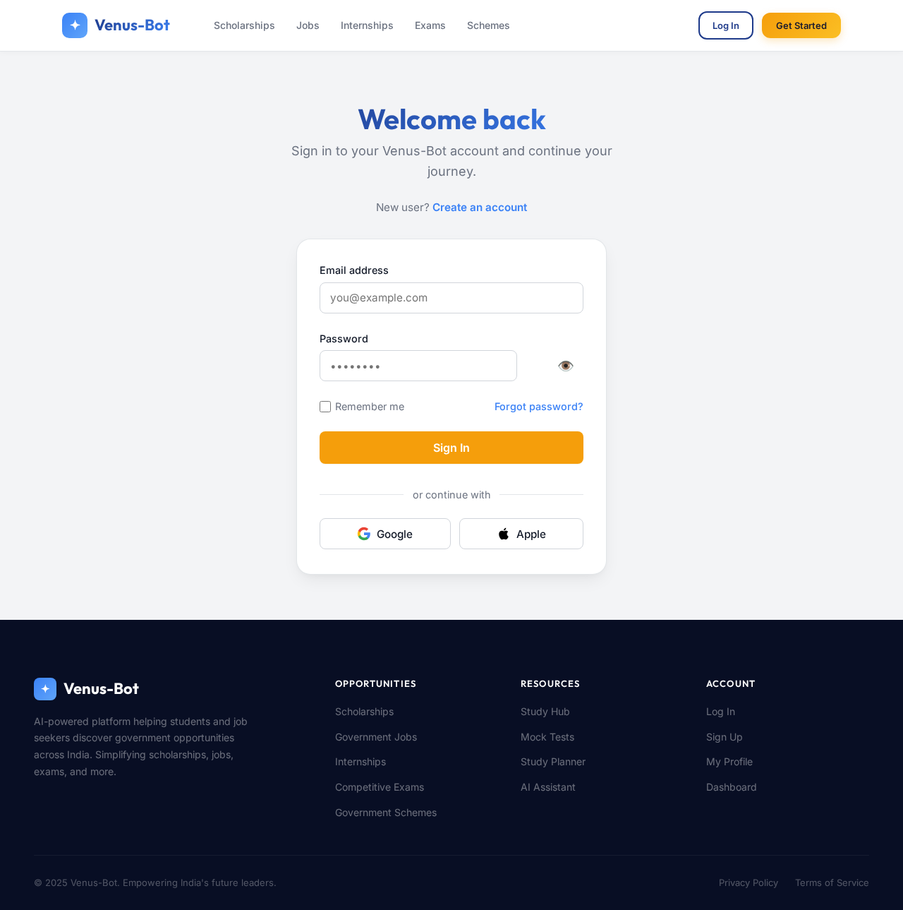 Login design preview