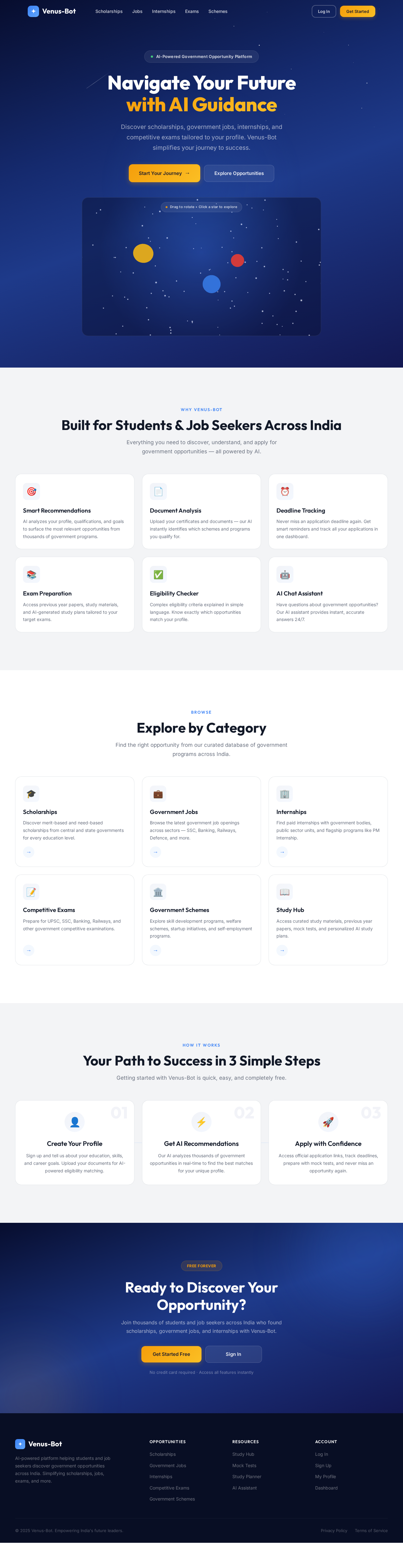 Landing design preview