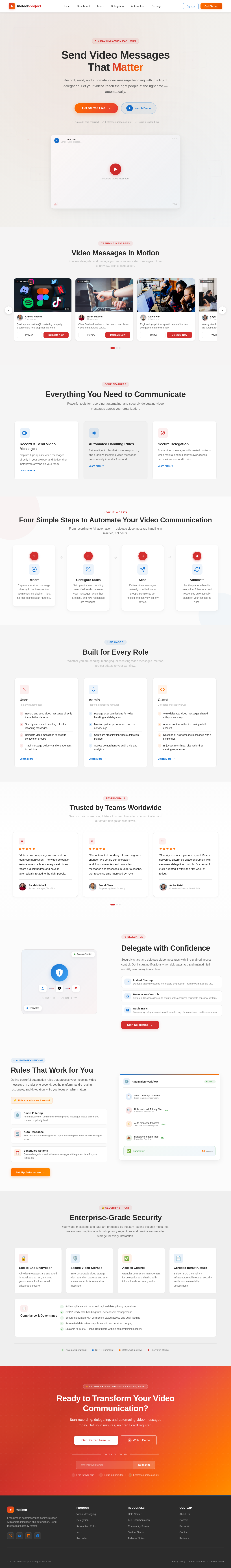 Landing design preview