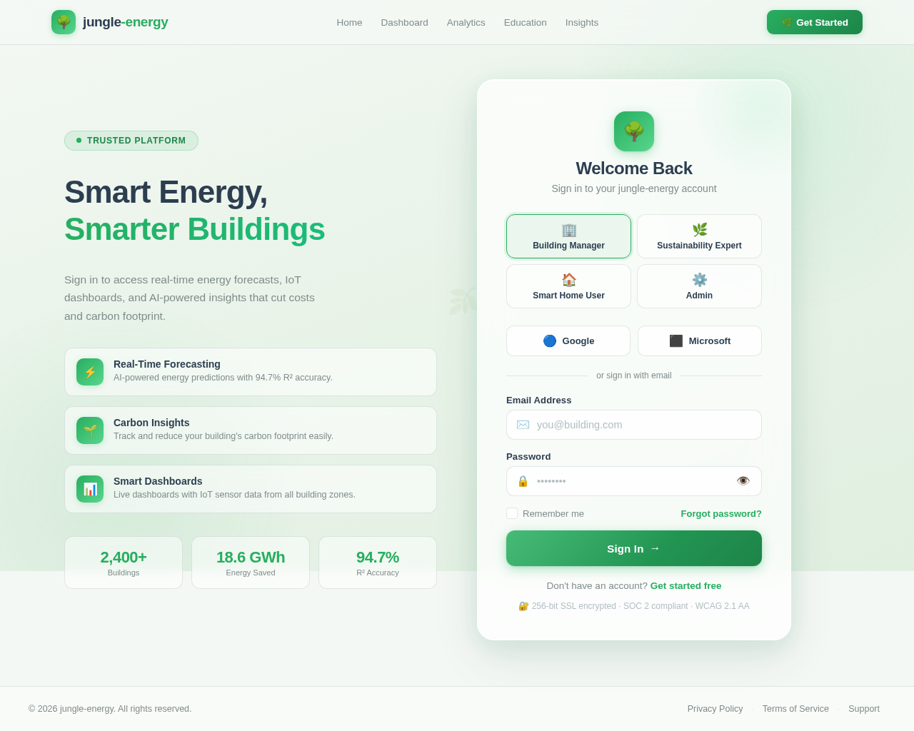 Login design preview