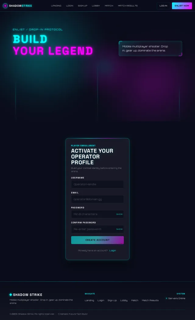 Sign Up
