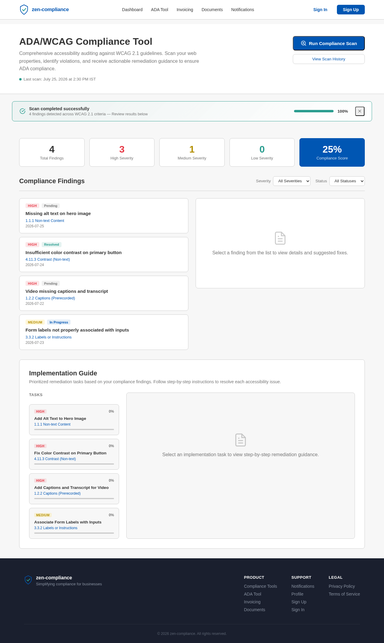 ADA Tool design preview