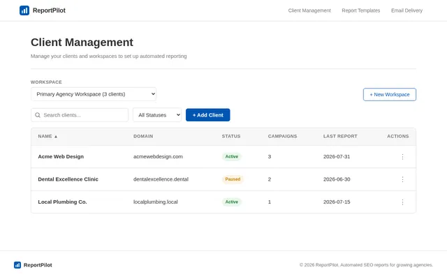 Client Management