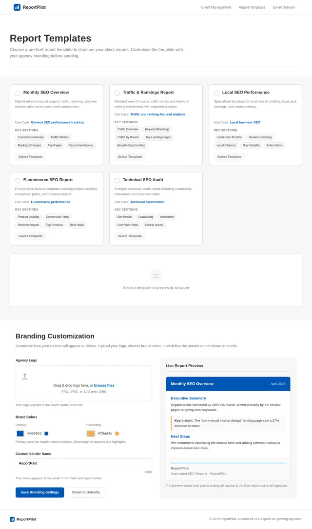 Report Templates
