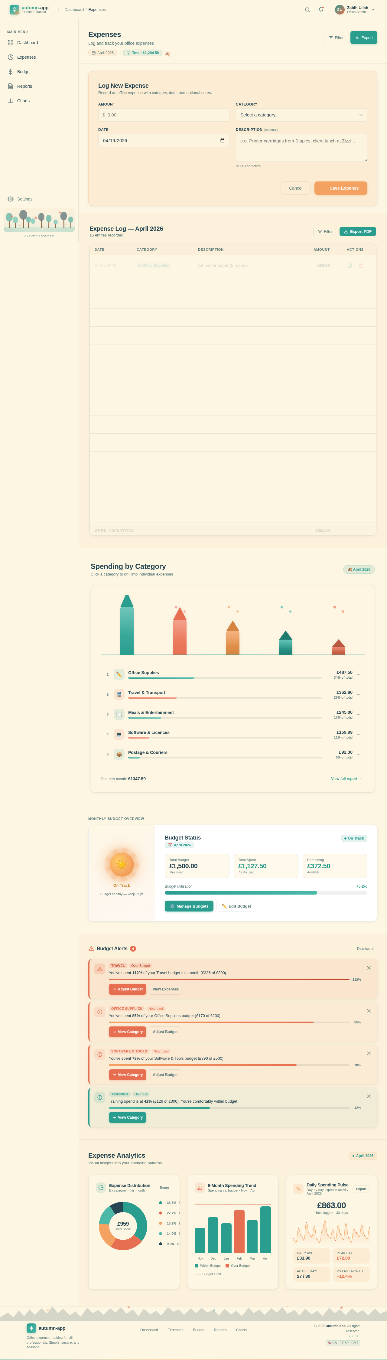 Expenses design preview