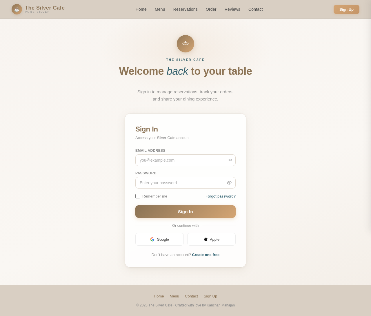 Login design preview