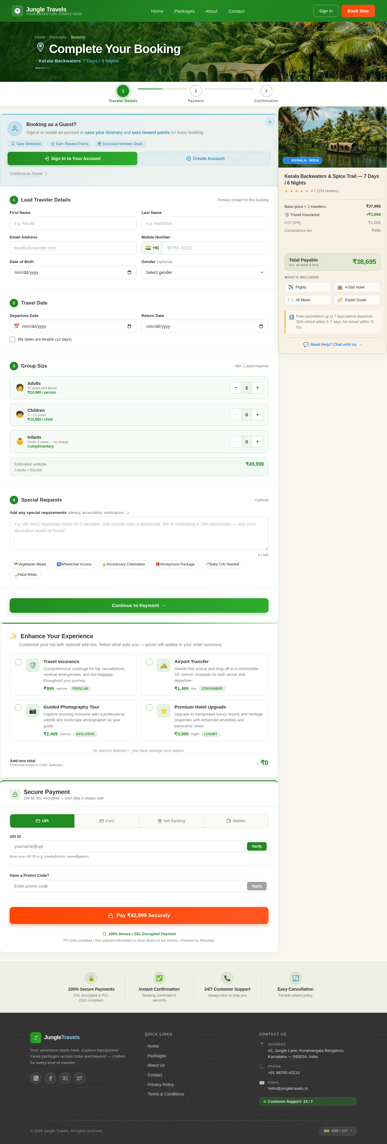 Booking design preview