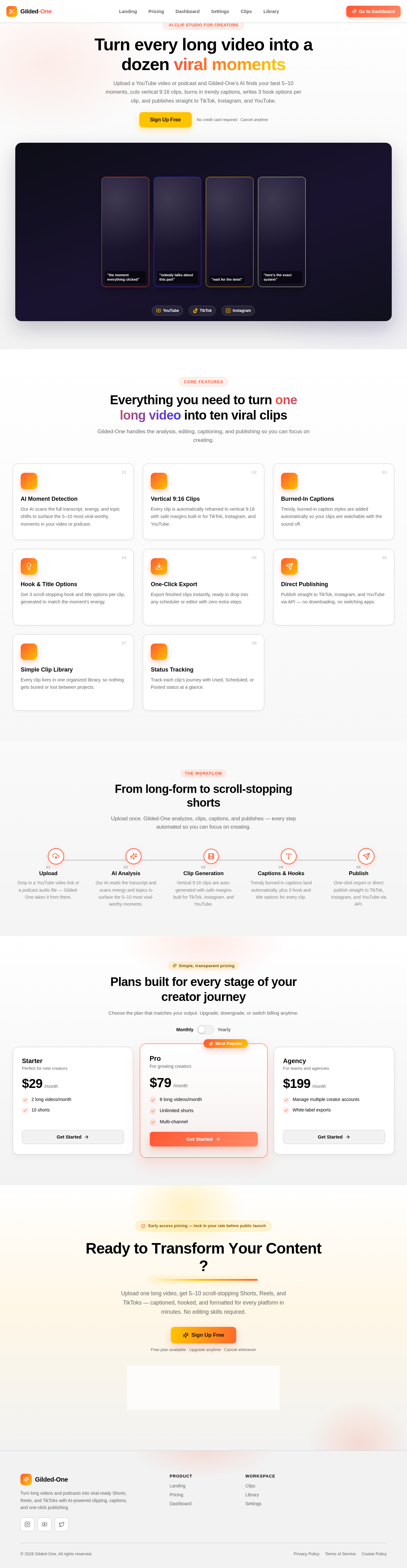 Landing design preview