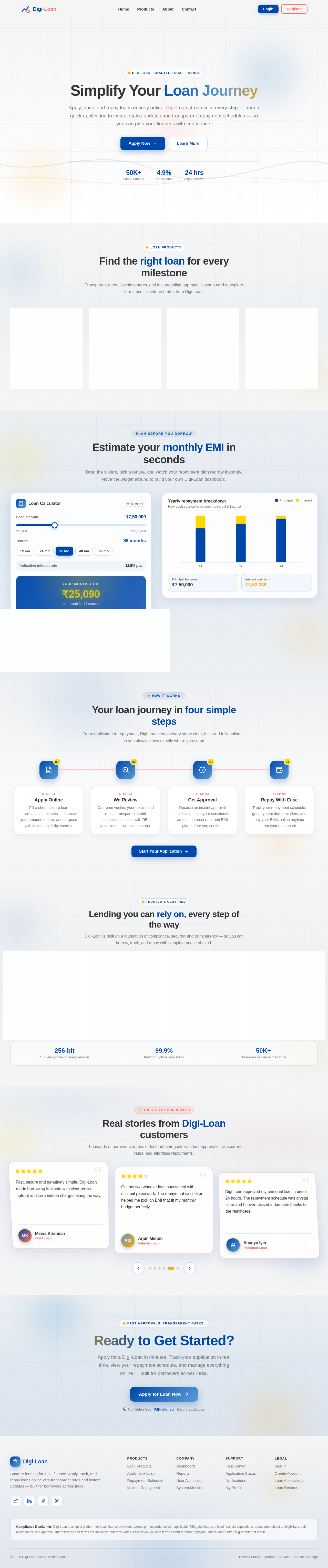 Landing design preview