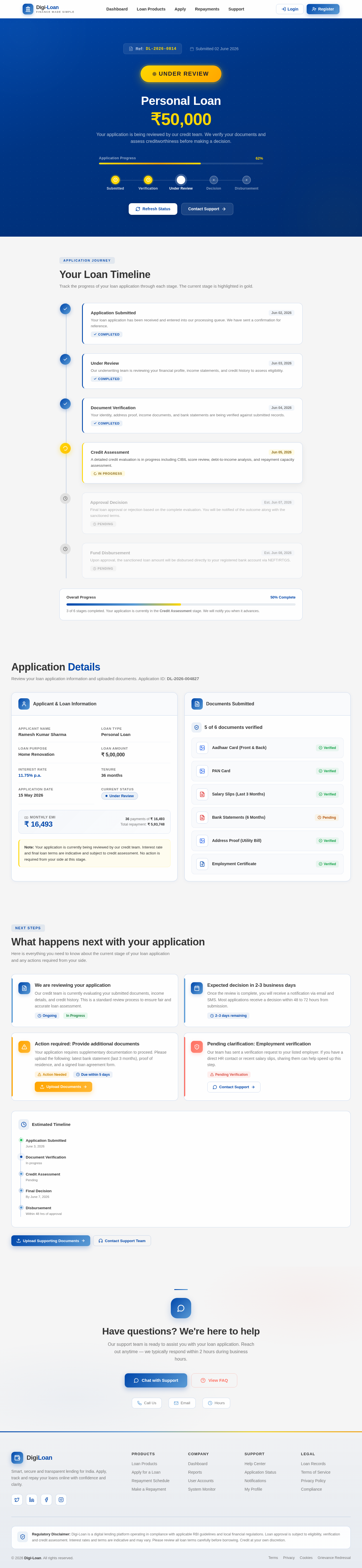 ApplicationStatus design preview