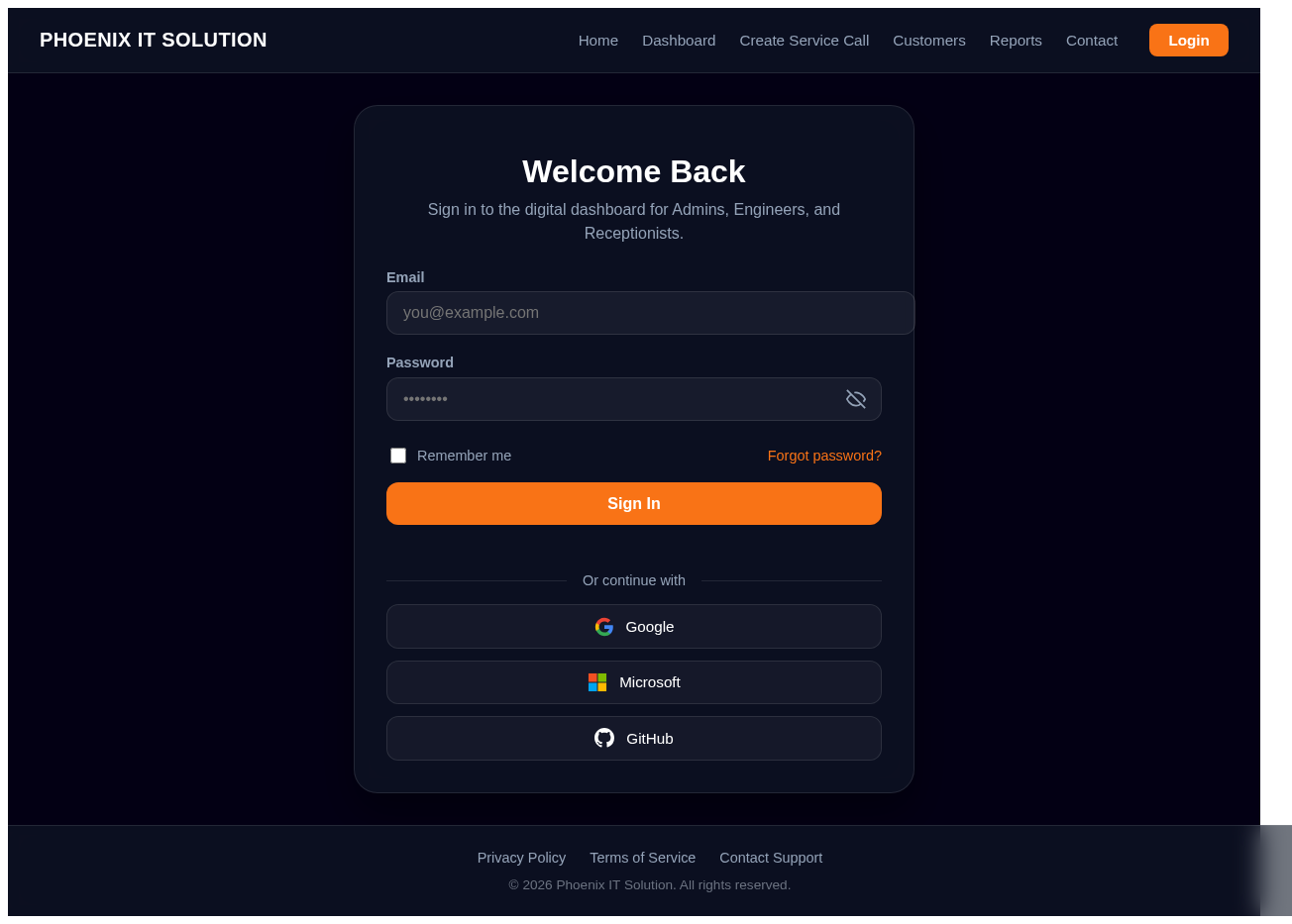 Login design preview