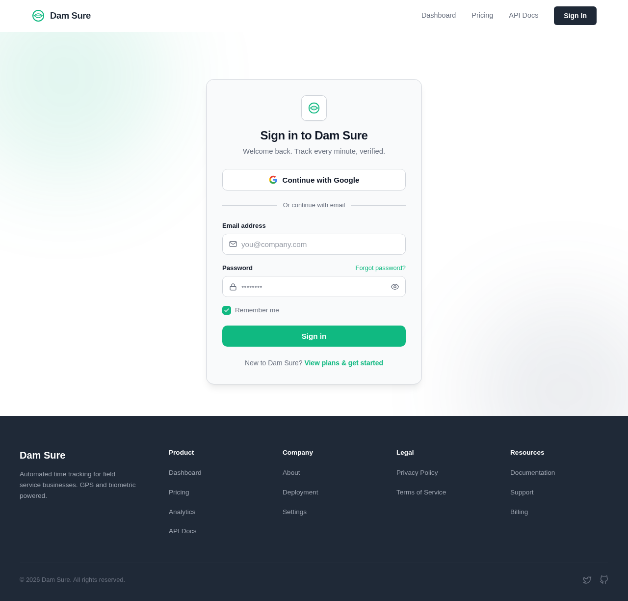 Login design preview