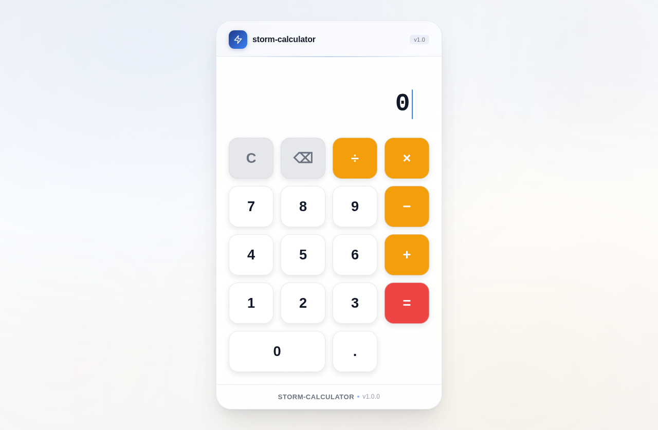 Calculator design preview