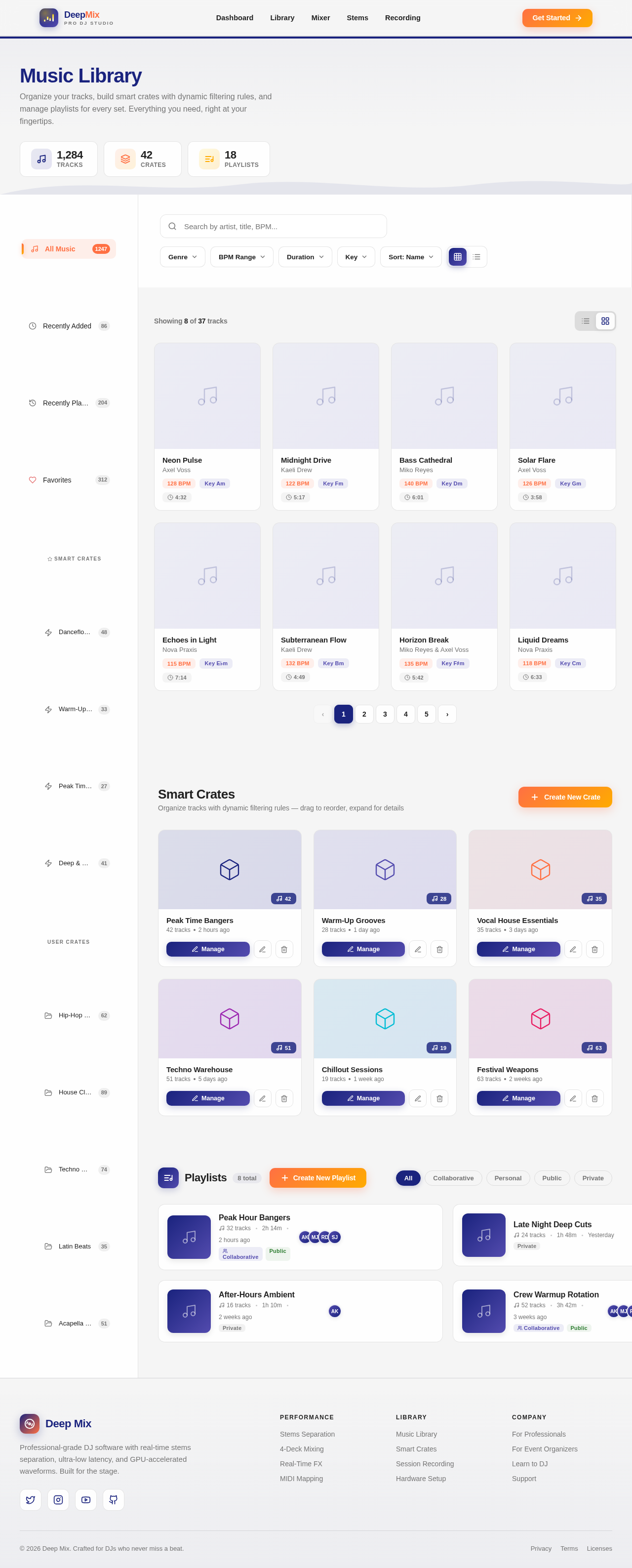Library design preview