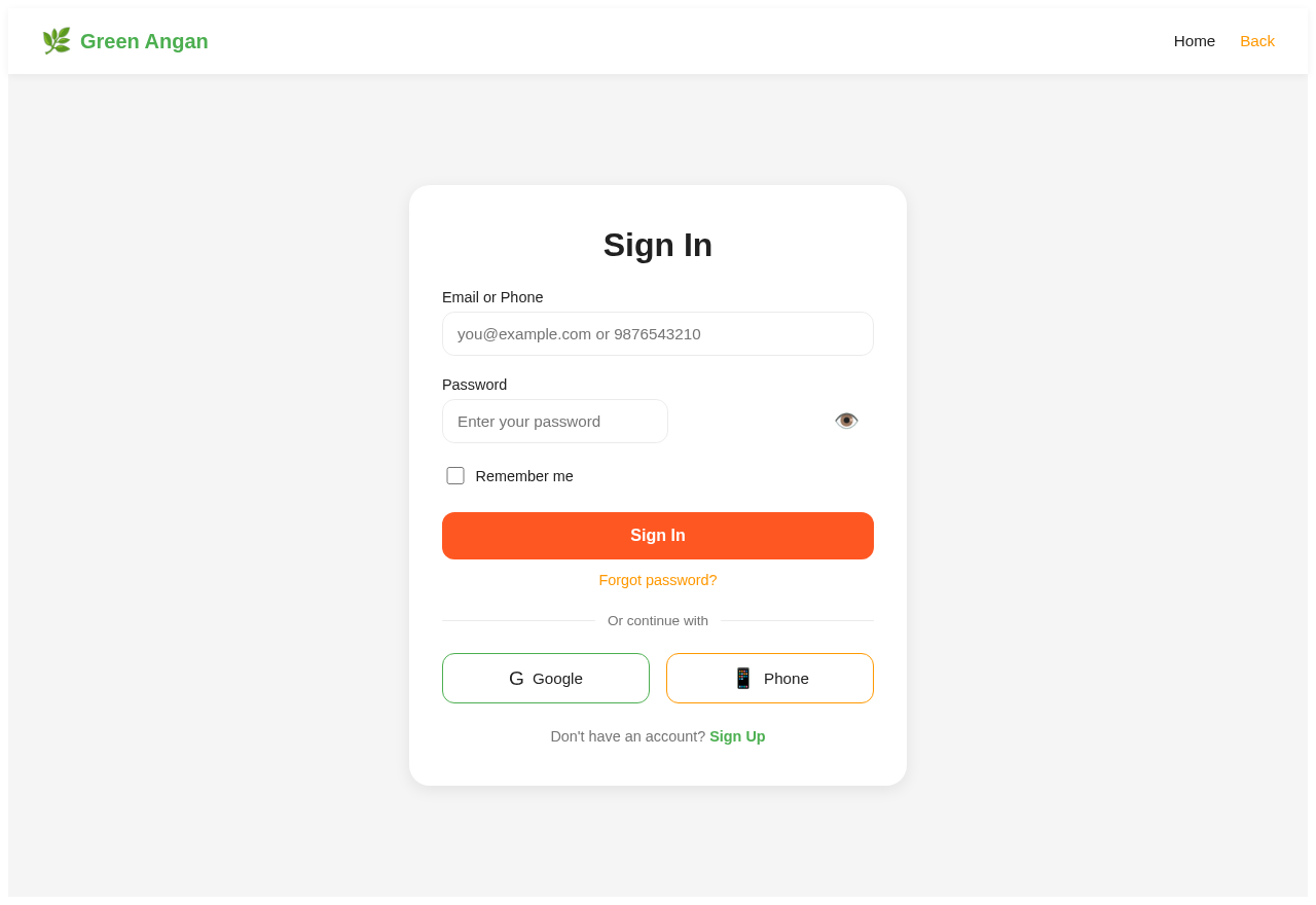 Login design preview