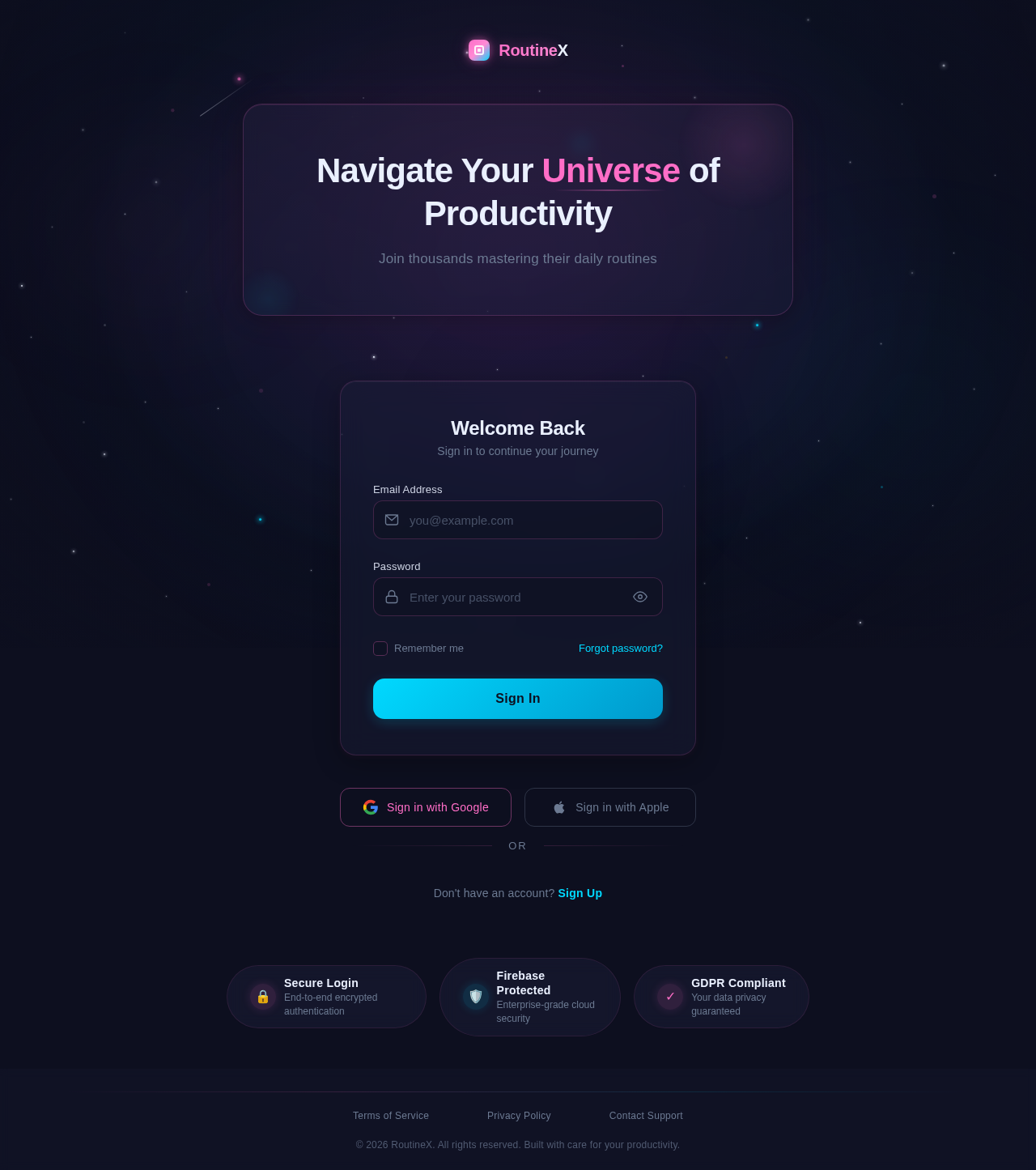 Login design preview