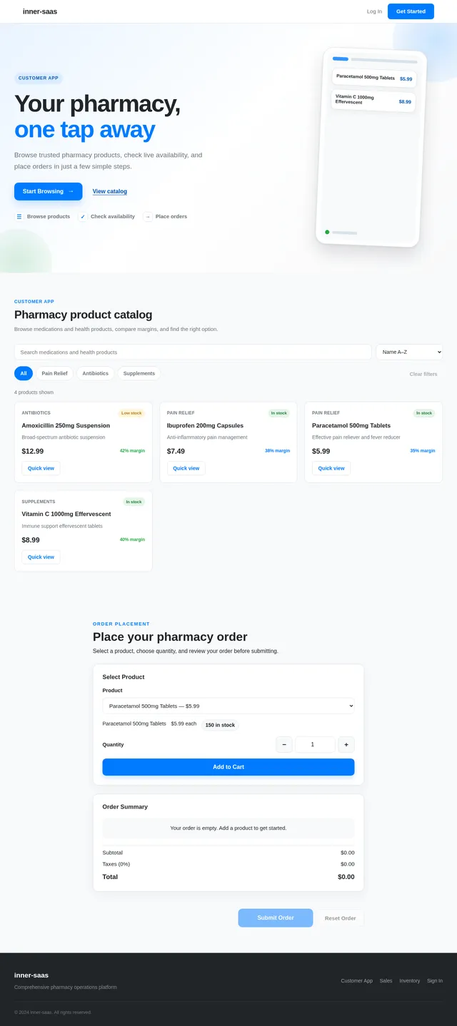 Customer App