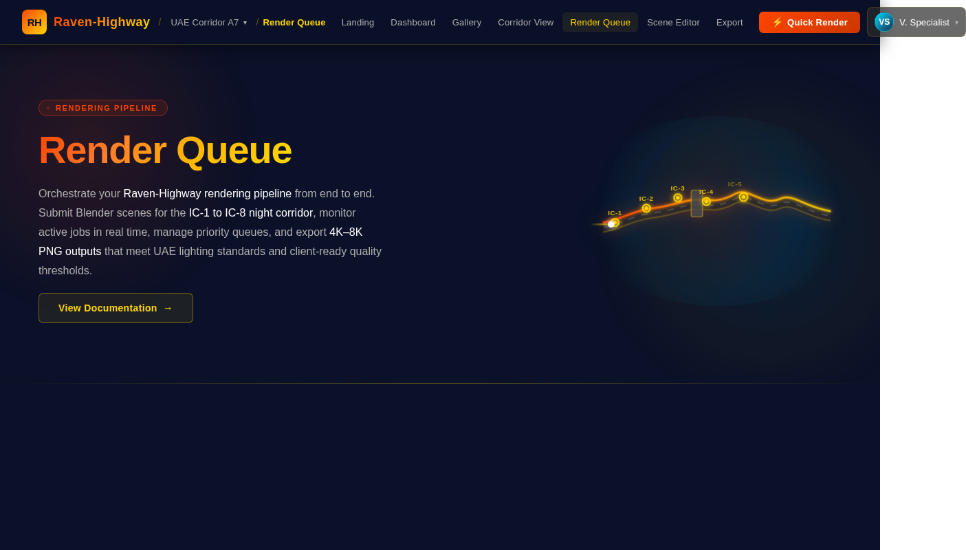 Render Queue design preview