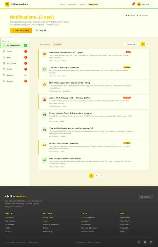 Notifications