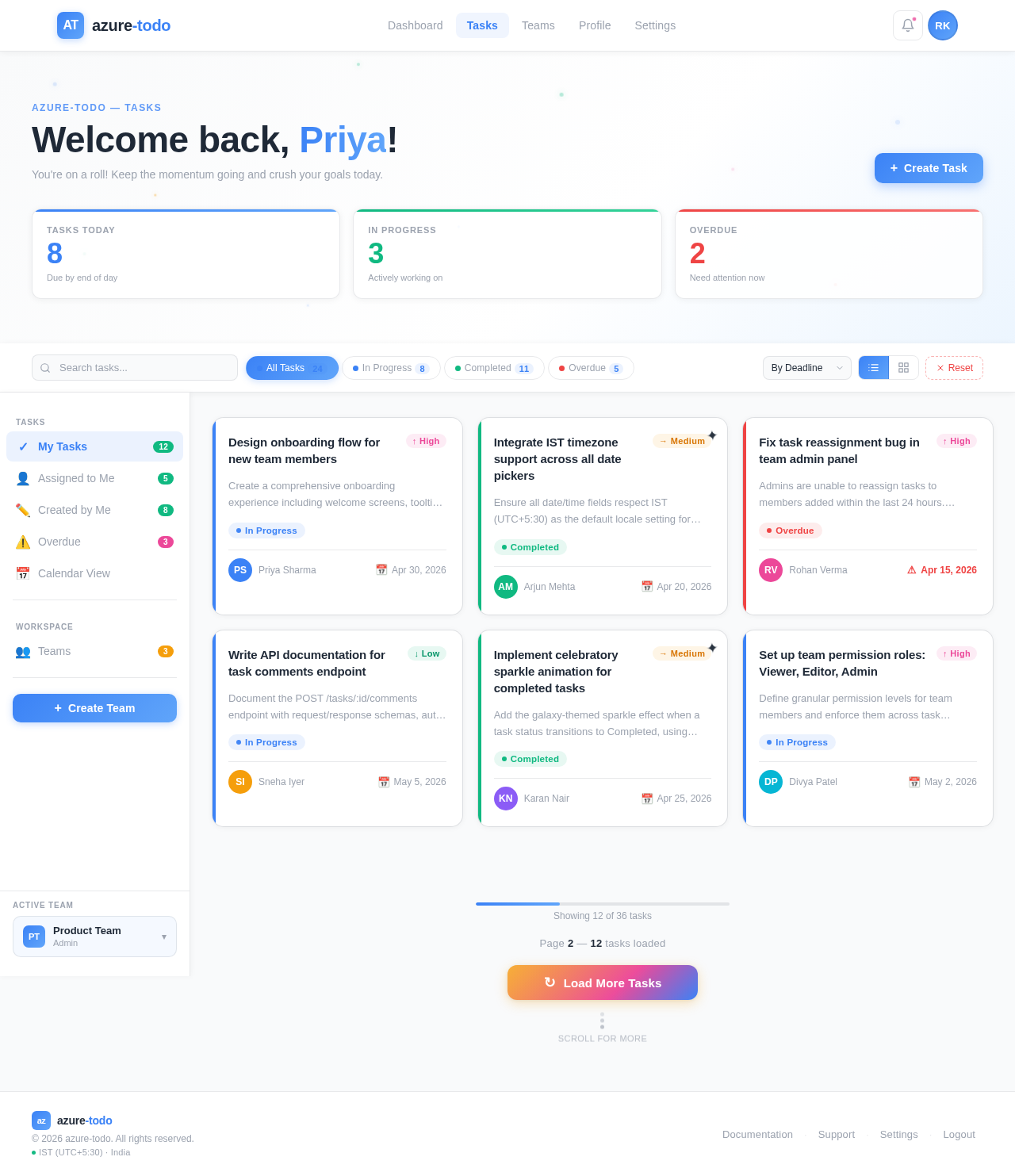 Tasks design preview