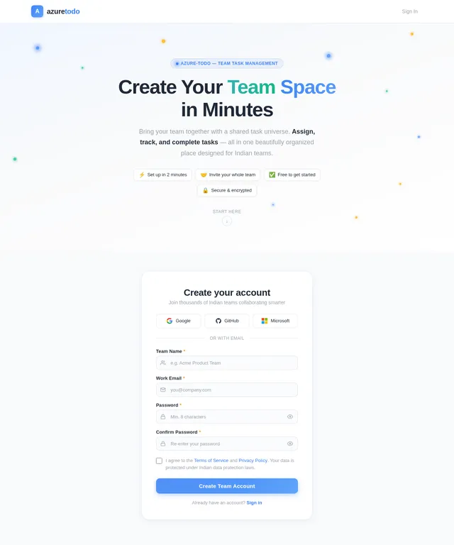 Signup
