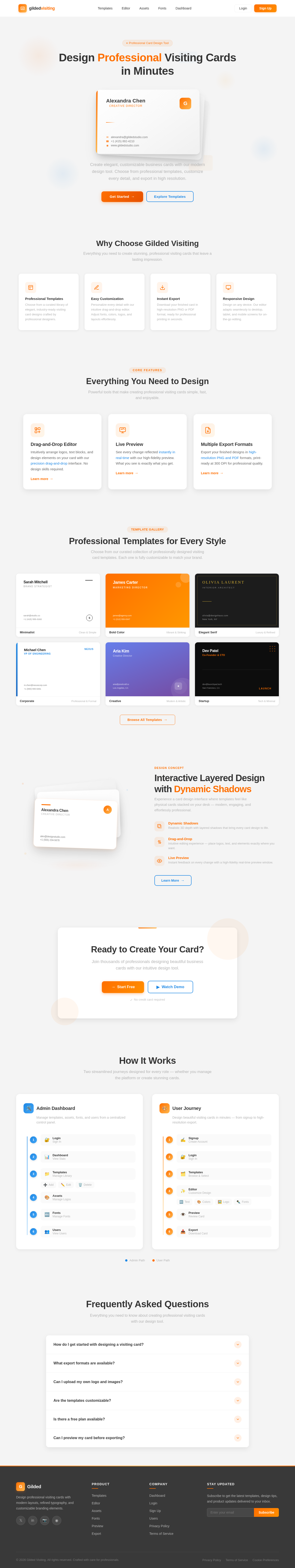 Landing design preview
