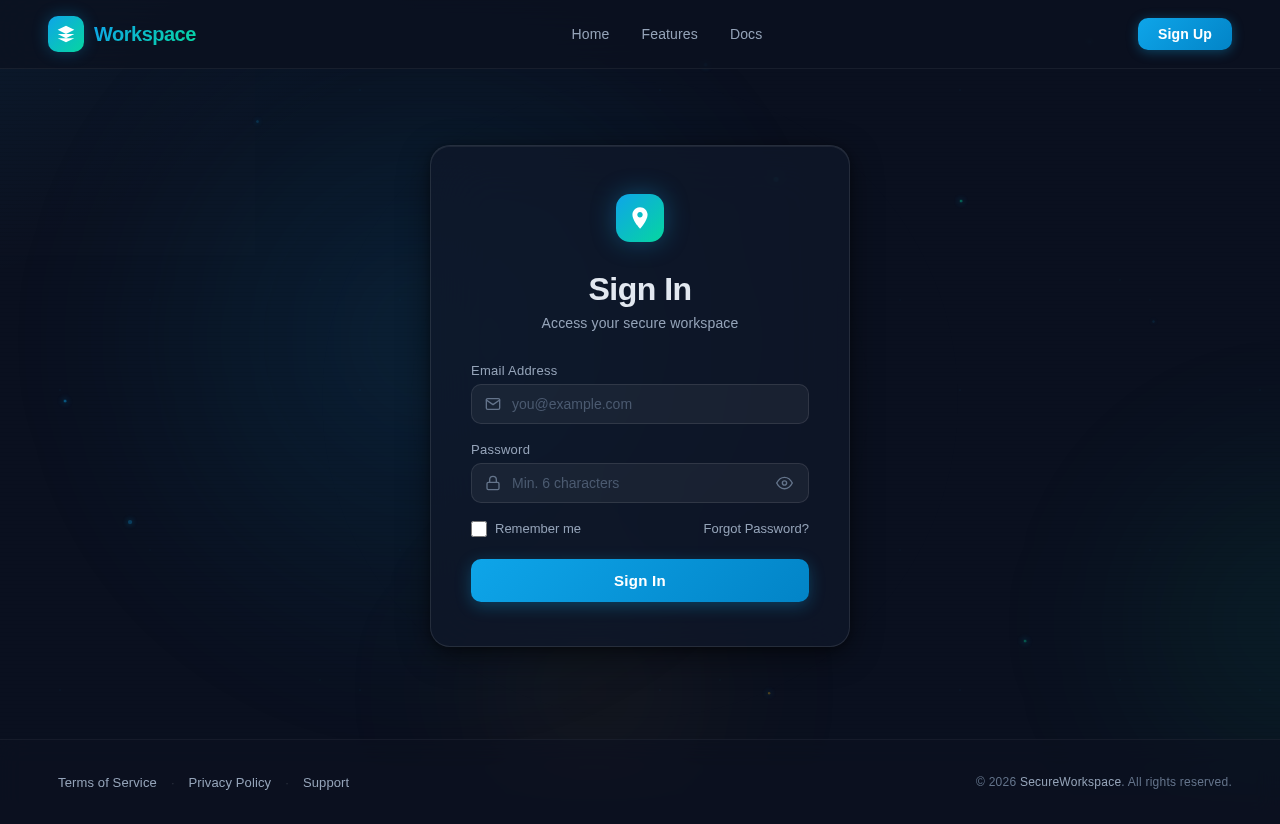 Login design preview