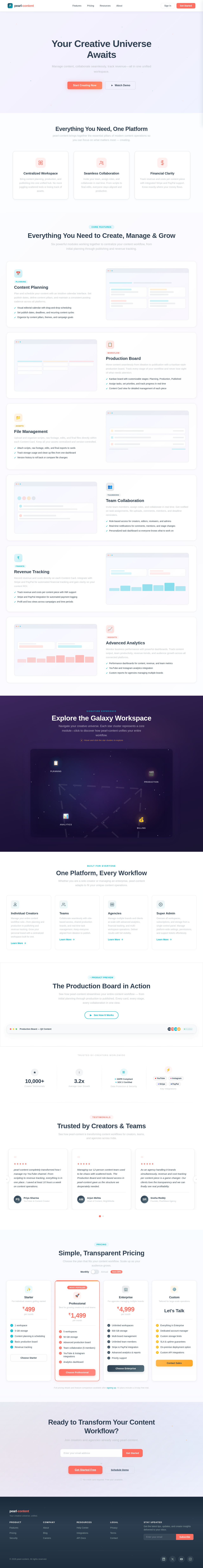 Landing design preview