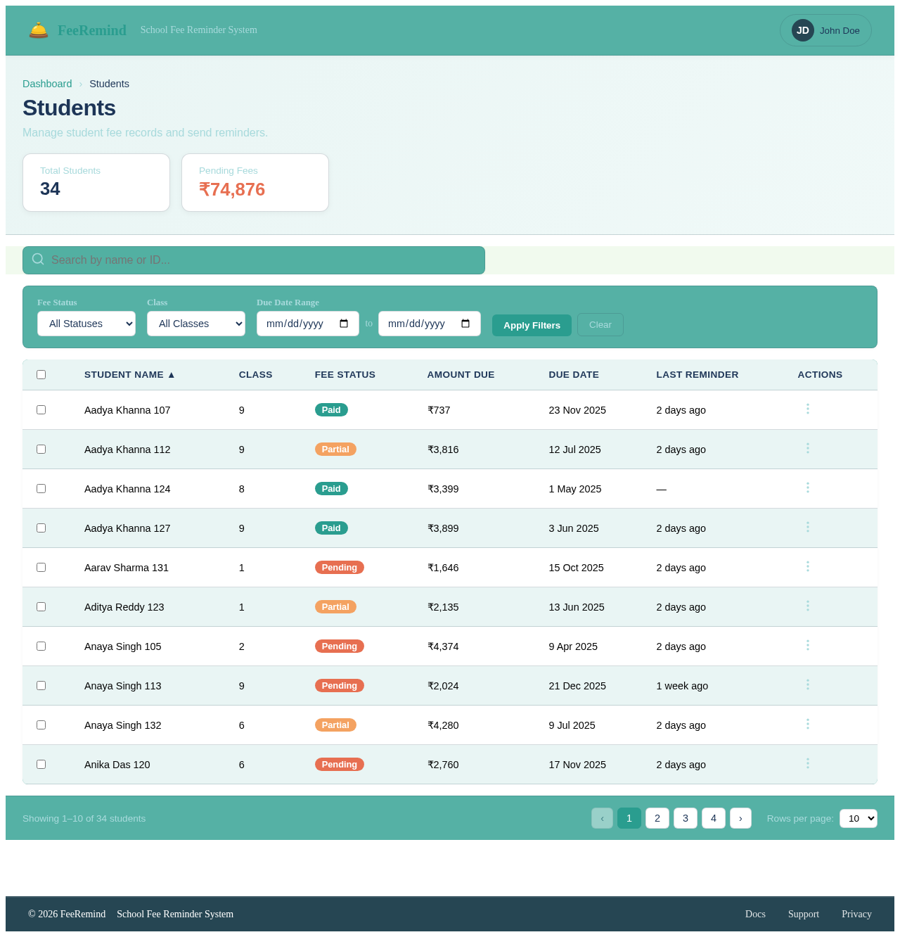 Students design preview