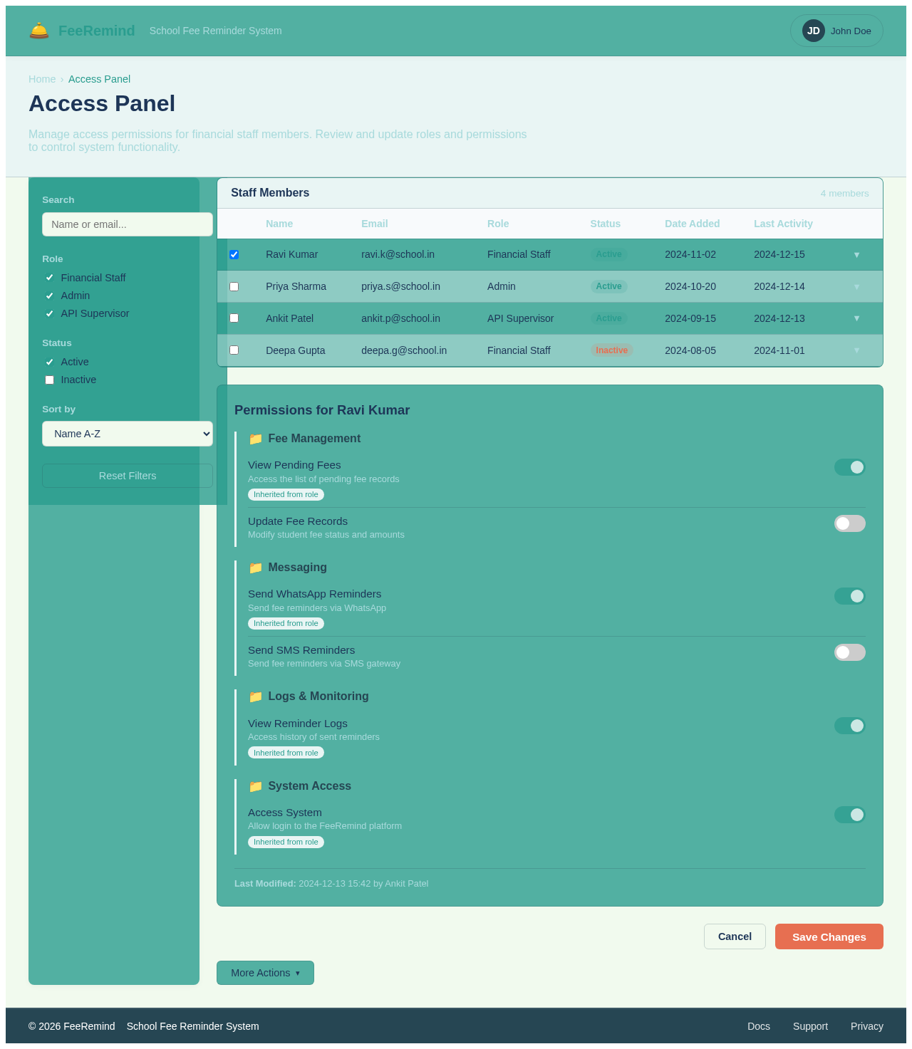 Access Panel design preview
