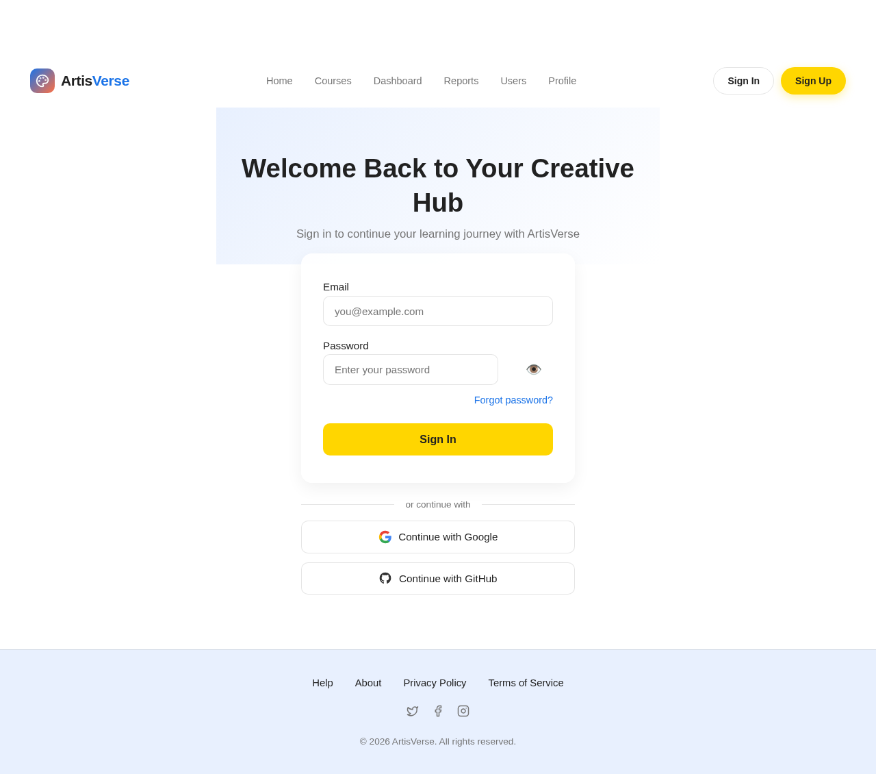 Login design preview