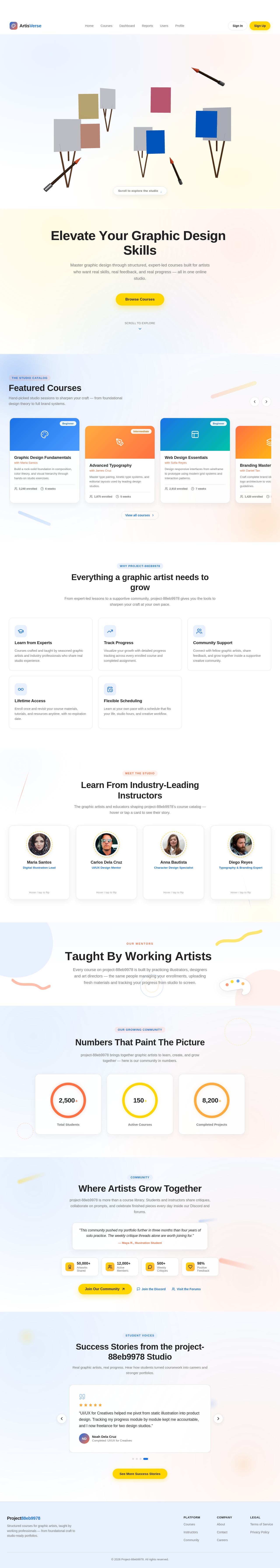 Landing design preview