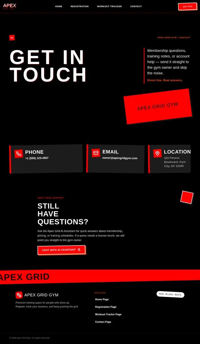Contact Page