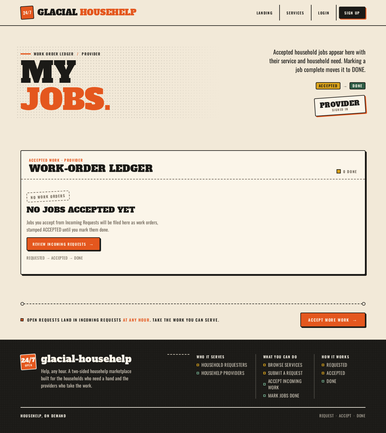 My Jobs design preview