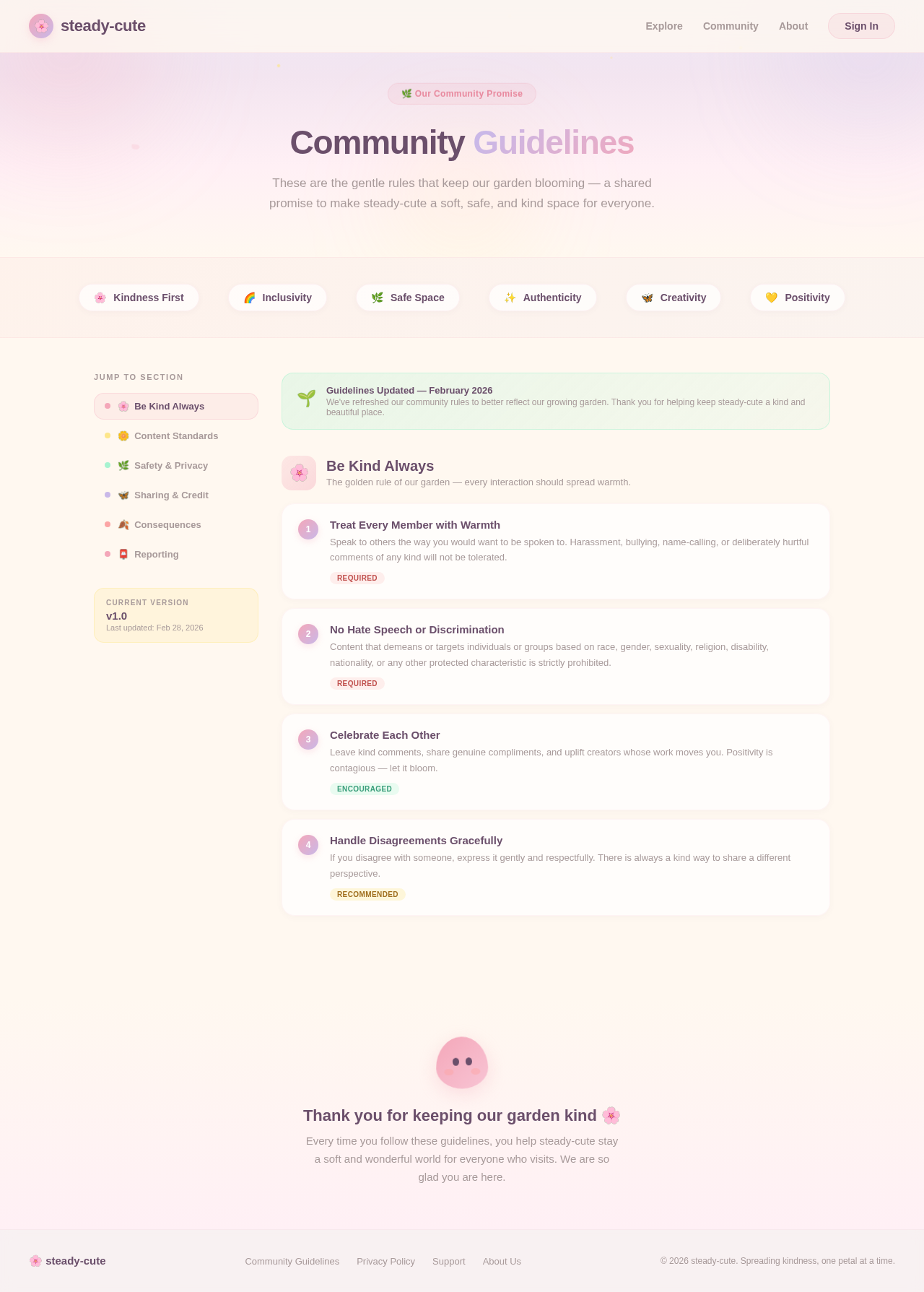 Guidelines design preview