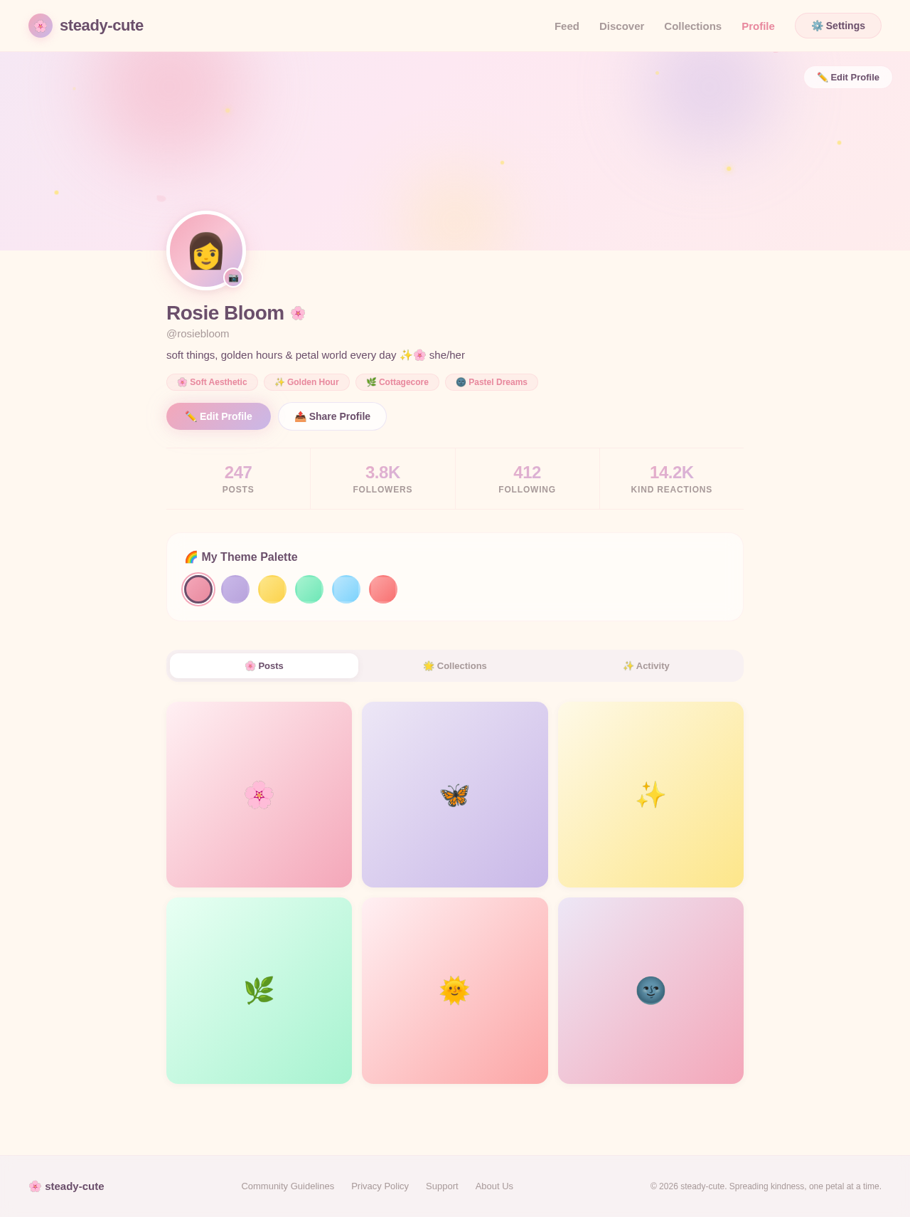 Profile design preview