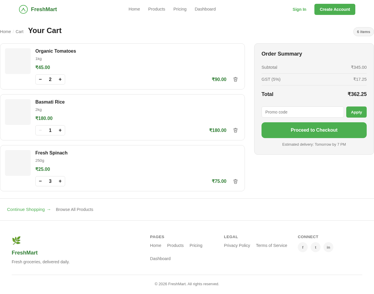Cart design preview