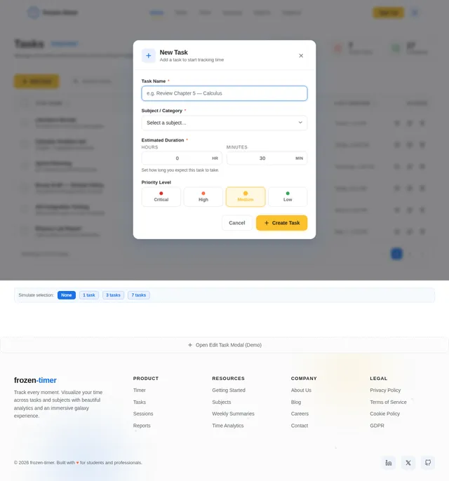 Tasks