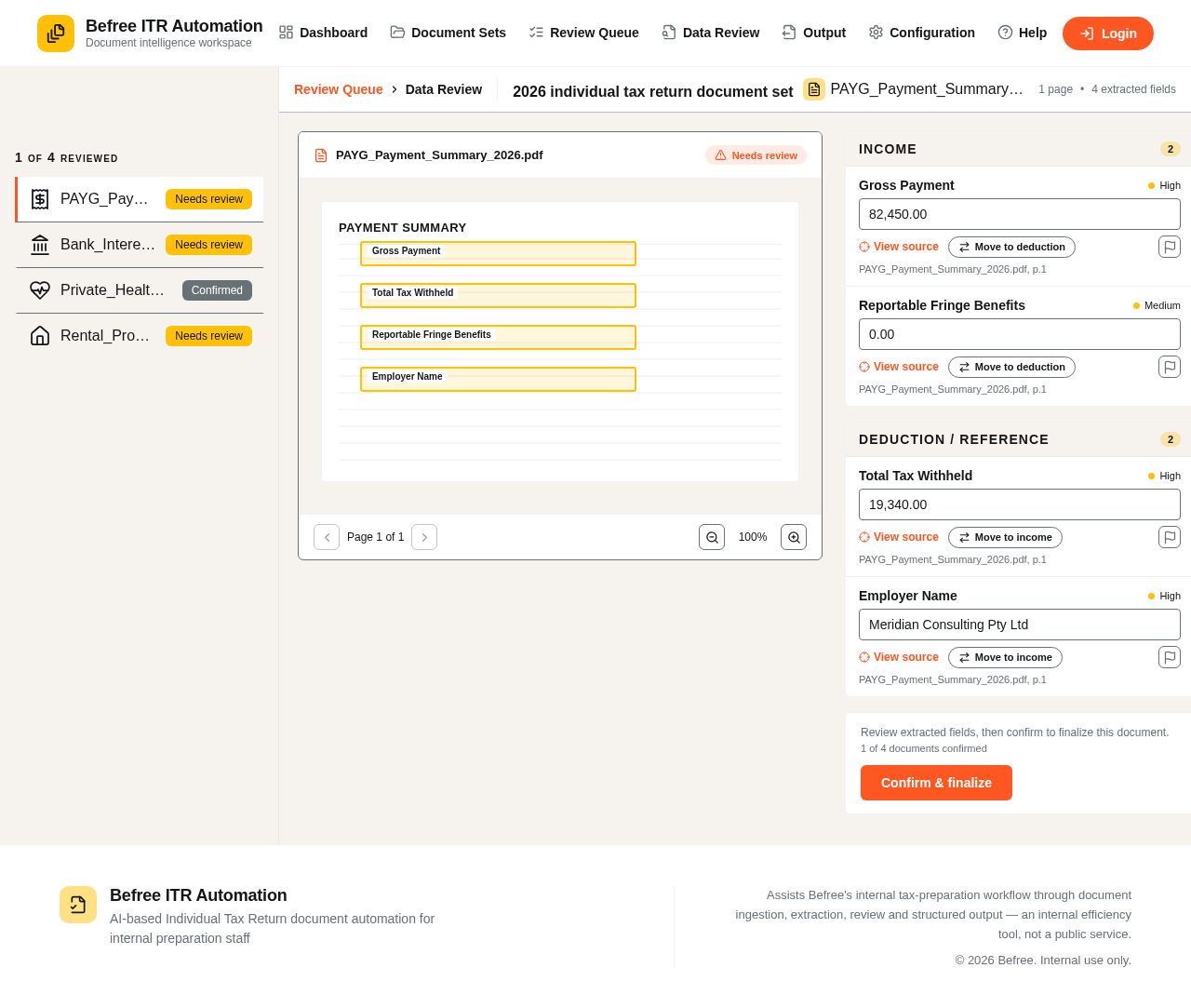 Data Review design preview